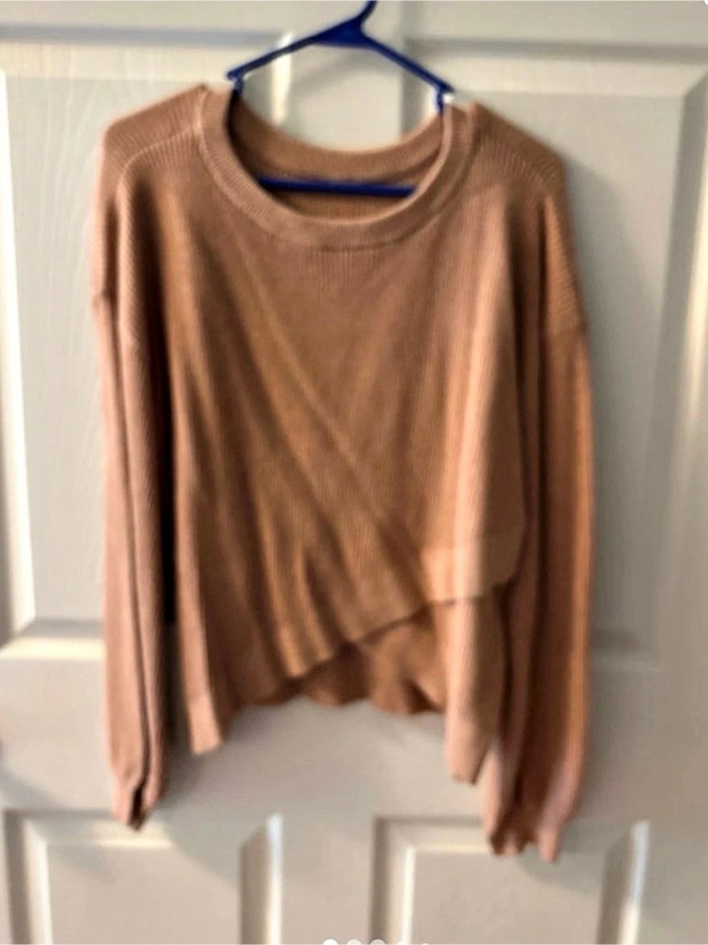 lululemon Reversible Crossover Sweater Ribbed Sweater in Brown XL NWT